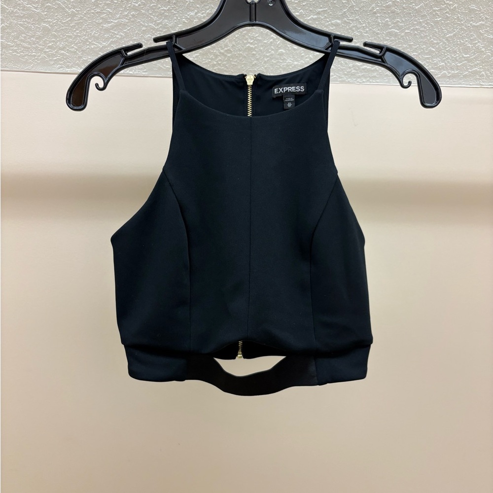 Express Black Sleeveless Tank Top